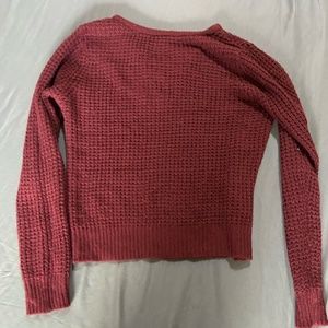 Burgundy sweater